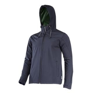 Jacheta elastica cu gluga Lahti Pro, material impermeabil si anti scamosare, negru