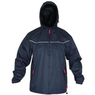 Jacheta impermeabila cu gluga Lahti pro, necaptusita, componente reflectorizante, albastru