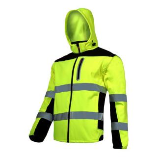 Jacheta impermeabila Lahti Pro, reflectorizanta, maneci detasabile, verde