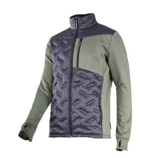 Jacheta mediu-elastica Lahti Pro, material anti scamosare, partial matlasata, verde-negru