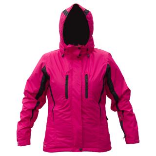 Jacheta pentru schi Lahti Pro, captusita, material impermeabil si termoizolator, rezistent la vant, componente reflectorizante, XL, roz