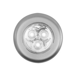 Lampa universala cu 3 Led-uri albe, lumina rece, carcasa plastic, talpa cu ventuza, 7 x 2,5 cm