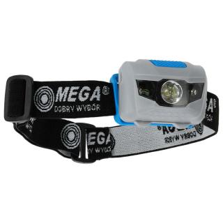 Lanterna frunte led Mega, 3 moduri de operare, flux luminos 100 lm, 3 baterii 1.5V