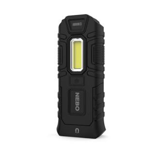 Lanterna Nebo Armor 3, rezistenta la apa si impact, functie Direct-To-Red, luminozitate reglabila, alimentare baterii