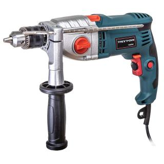 Masina de gaurit cu percutie Tryton, 1050W, mandrina 13mm, 1 viteza, 3000 Rpm, 220V