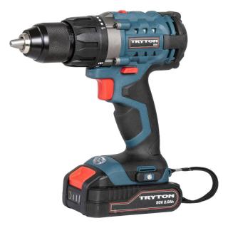 Masina de insurubat TryTon cu acumulator Li-Ion, 2 Ah, 1700 Rpm, 2 viteze, mandrina rapida 0.8-13mm