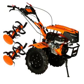 Motocultor benzina Detoolz, 15cp, motor 4T, 3 viteze, 420cc, rezervor combustibil 6L, transmisie pinioane