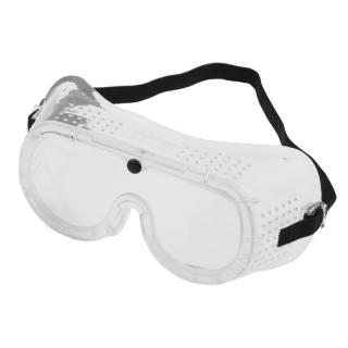 Ochelari de protectie Lahti Pro, rezistenta mecanica clasa FT, banda elastica ajustabila, transparent