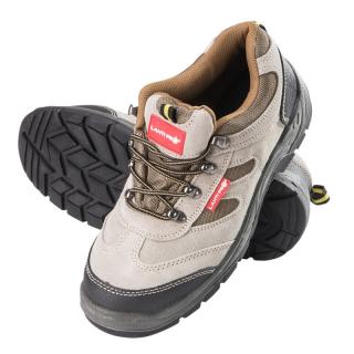 Pantofi de piele intoarsa Lahti Pro, clasa protectie S1PSRC, bombeu metalic rezistent la soc, marime 47