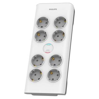 Prelungitor Surge Protector 8 Prize, 2 m - Philips