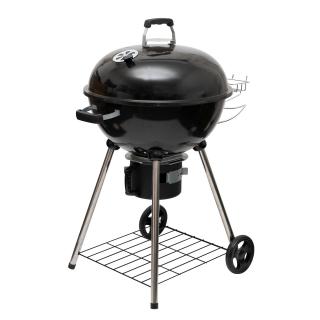 PROMO Grill sferic, cu capac, cu disc de control al aerului pe capac si pe recipientul de cenusa