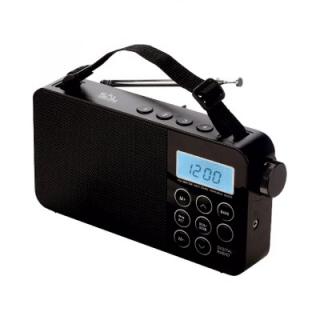 Radio portabil, 3 benzi, LCD cu memorie pentru salvare 60 posturi radio