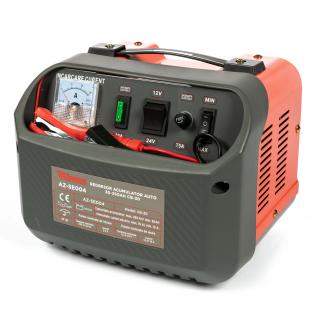 Redresor auto cu acumulator Almaz, capacitate 30-250Ah, cablu incarcare 1.2m, 24,5x20,5x20,5 cm, iesire 12-24 V