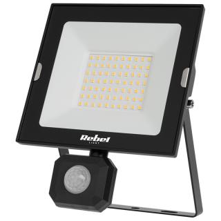 Reflector LED 50W cu senzor de miscare, 4000K - Rebel