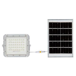 Reflector LED cu Incarcare Solara 10W 800LM 6400K - Alb