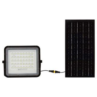 Reflector LED cu Incarcare Solara 10W 800LM 6400K - Negru