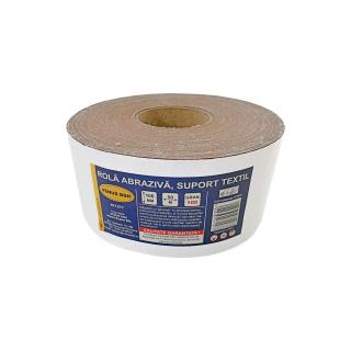 Rola 50M abraziva Smirghel cu suport textil si latime de 10mm