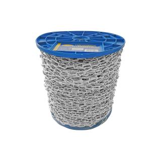 Rola lant comercial galvanizat zale rasucite 100 METRI x 1.90 x 30 x 9mm