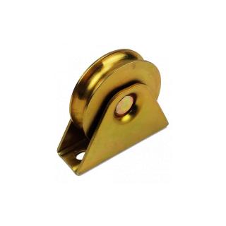Rola poarta cu canal in forma de U de 60mm cu suport