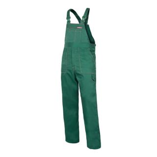 Salopeta de lucru subtire verde cu cusaturi contrastante Lahti Pro