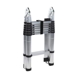 Scara Telescopica Dubla Aluminiu 4.4m, 14 Trepte, 2 Tronson