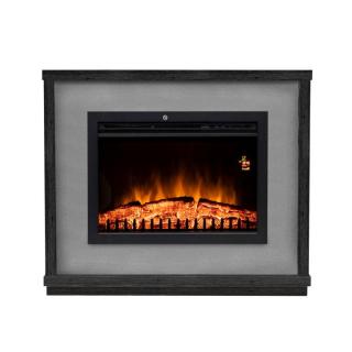 Semineu Palermo, 2 trepte de incalzire 1000 2000W, 5 trepte efect de lumina, pal melaminat, termostat electronic