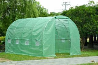 Sera Micul Fermier 4x2x2m, politilena, culoare verde, densitate 140g mp, 27.5 Kg
