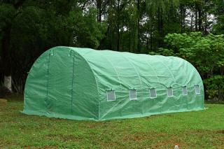 Sera politilena Micul Fermier, dimensiuni 6x3x2m, tevi otel galvanizat, verde, diametru teava O25x0.7mm, 41.6 Kg