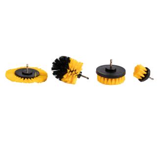 Set 4 perii curatat cu tija adaptor pentru bormasini