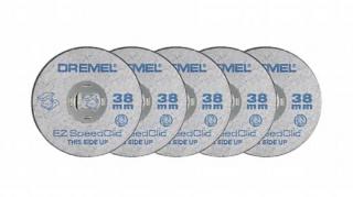Set 5 discuri SC456 BOSCH DREMEL EZ SpeedClic , pentru taierea metalelor, diametru disc de 38 mm