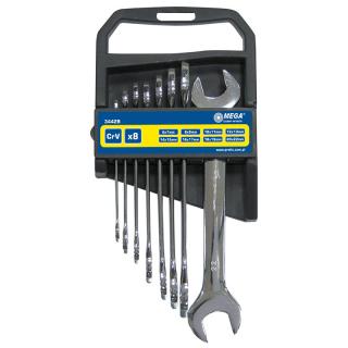 Set chei fixe Cr-Va Mega, 6-17mm, 6 piese, otel calit, suprafata cromata