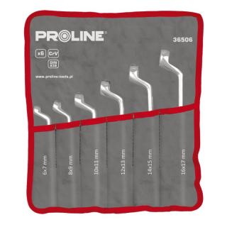 Set chei inelare forjate Proline, Cr-Va, forjate, suprafata cromata, 6-32mm, 12 piese