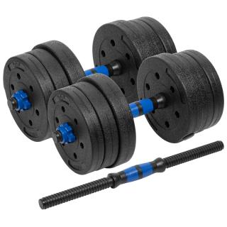 Set Haltere Reglabile cu Conector 2 x 10 kg Rebel Active