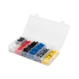 Set manson de capat, 7 dimensiuni, izolate, 1200 buc, 0.5-6.00mm2