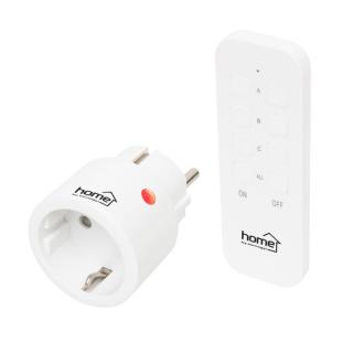 Set prize mini telecomandate, 2300W, 1 priza, 1 telecomanda, 40m, frecventa radio, buton On Off
