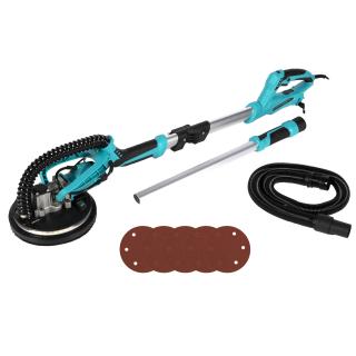 Slefuitor pereti extensibil cu aspiratie, 50 Hz, O215,  750W, 1600 rpm, Dublu izolata, albastru