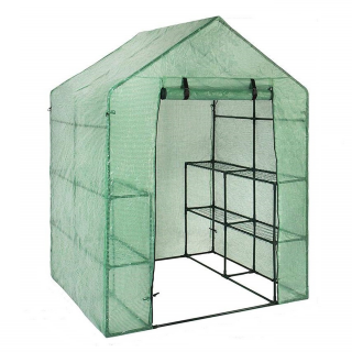 Solar politilena Micul Fermier, dimensiuni 70A 140A 190 cm, verde, 5.6 Kg, grosime plasa 0.7mm
