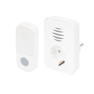 Sonerie fara fir, 110m, 3 moduri selectabile, codare unica, 38 melodii familiare, sunet polifonic