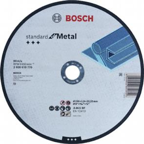 Standard for Metal Straight Cutting Disc 230 mm, 22.23 mm