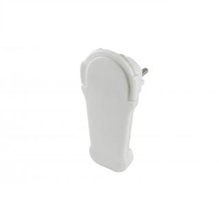 Stecher cu impamantare, extra plat, alb, 250V, clasa protectie IP20, 3500W