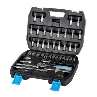 Trusa tubulare 1 4   4-14mm Mega, 46 piese, Cr-V