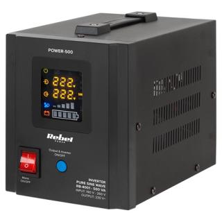 UPS centrale termice sinus pur  500VA 300W 12V REBEL RB04001