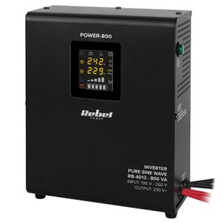 UPS centrale termice sinus pur 800VA 500W 12V REBEL RB04012