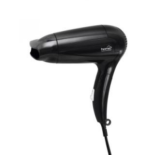 Uscator de par, negru, 1400 W, 2 trepte, maner pliabil