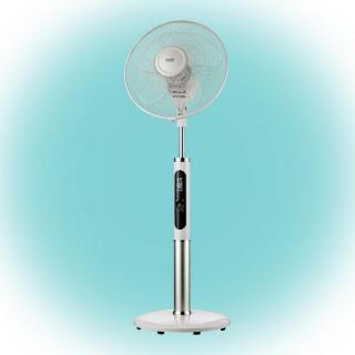 Ventilator cu picior, oscilare 3D, alb, 40 cm, 60 W