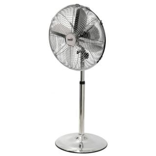 Ventilator cu stativ Home, 50W, oscilare cuplabila, inaltime si putere reglabila, palete metalice 40 cm