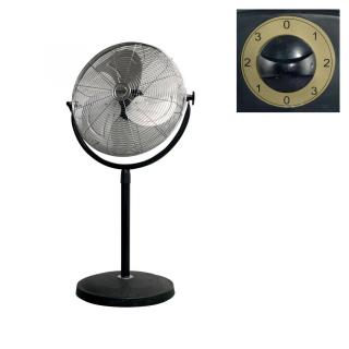 Ventilator cu stativ, metalic, 45 cm, 100 W 230 V 50 x 143 cm , 3 trepte putere