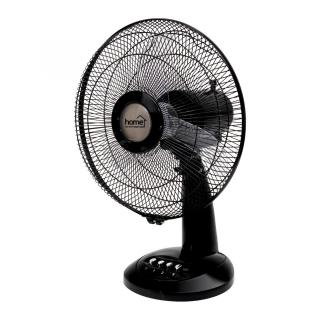 Ventilator de masa, 30 cm, 40 W, negru putere reglabila in 3 trepte