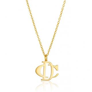 INITIALE CUPLU, Lantisor Argint 925