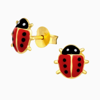 Ladybug cercei argint 925